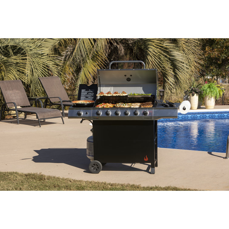 CharBroil Char Broil Performance Series Free Standing 6 Burner Gas